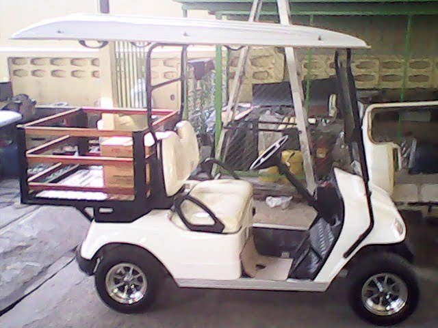 golf cart กระบะไม้