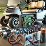 golf cart and electronics